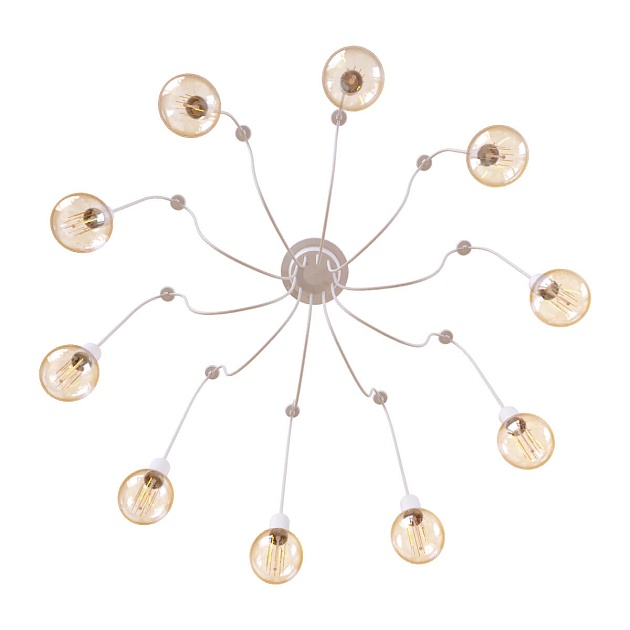 Подвесная люстра Loft IT Spider Loft1162W/10 изображение 3 Подвесная люстра Loft IT Spider Loft1162W/10 Фото № 3