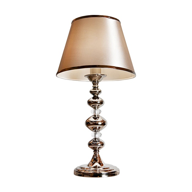 Настольная лампа iLamp Brooklyn T2401-1 Nickel изображение 3 Настольная лампа iLamp Brooklyn T2401-1 Nickel Фото № 3