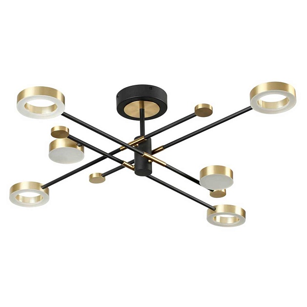 Потолочная светодиодная люстра Odeon Light Midcent Denzel 4321/55CL Фото № 