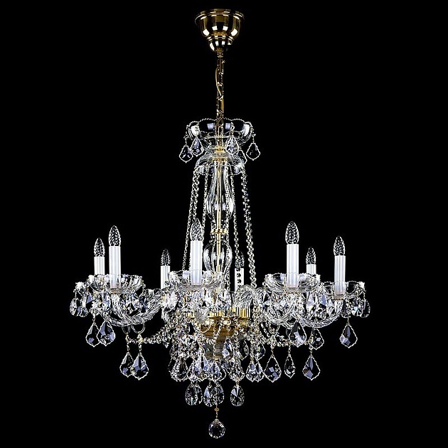 Подвесная люстра Artglass Melinda VIII. Polished CE Фото № 