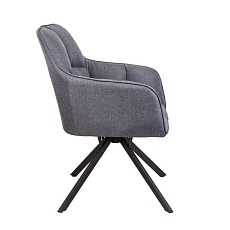 Поворотное кресло AksHome Virginia темно-серый, ткань 70487 4