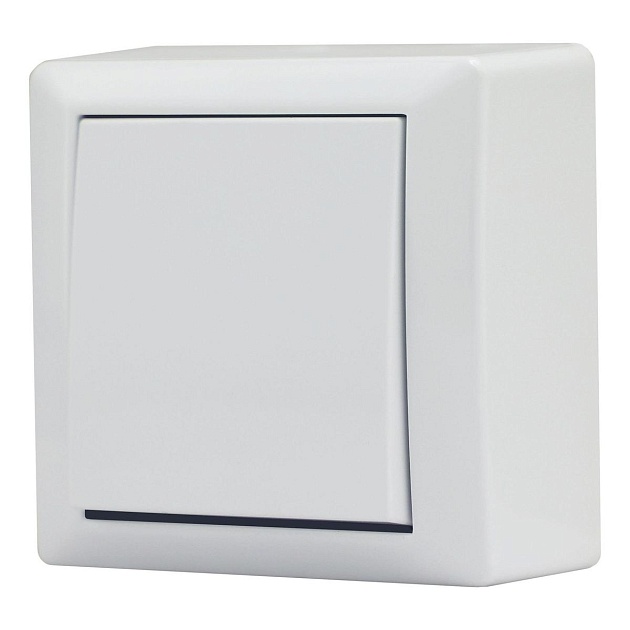 Выключатель одноклавишный Vesta-Electric Mega белый FVK030101BEL Фото № 