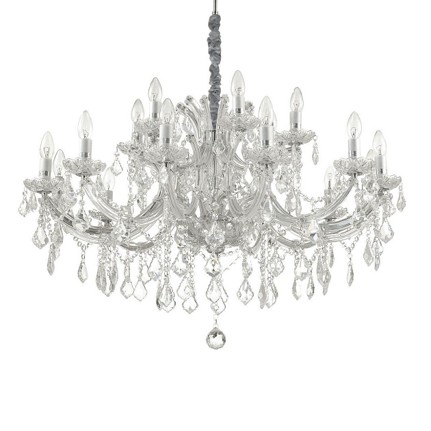 Подвесная люстра Ideal Lux Napoleon SP18 Cromo 167268 Фото № 