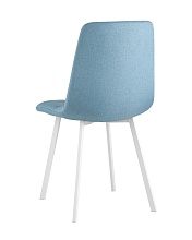 Кухонный стул Stool Group Chilly рогожка голубой (ножки белые) OS-2011 1009-8 wl 5
