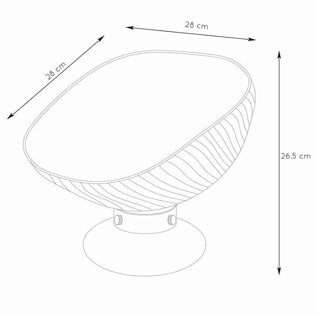 Настольная лампа Lucide Extravaganza Goblett 03526/01/33 Фото № 2