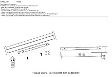 Трековый светодиодный светильник Crystal Lux CLT 0.33 001 30W BL M4000K 1