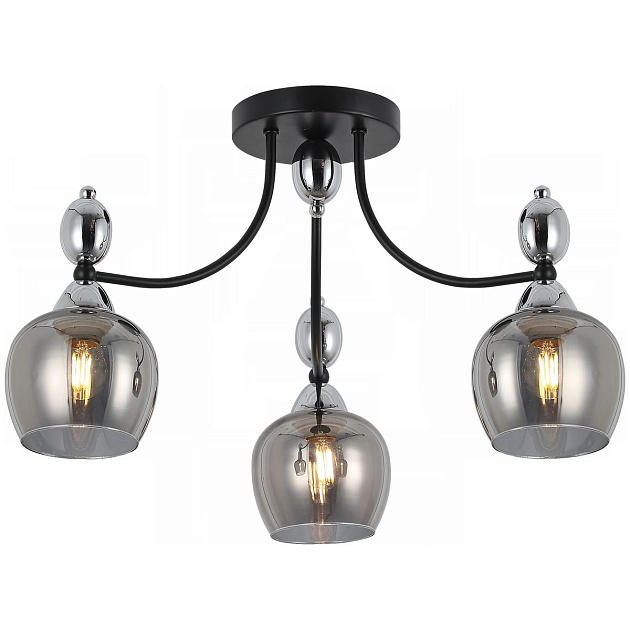Потолочная люстра Illumico IL8258-3COU-79 BK CR Фото № 