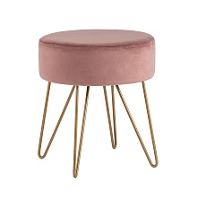 Пуф Stool Group Спейси велюр пыльно-розовый vd-spacy-b15