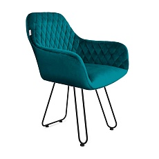 Кресло Sheffilton SHT-ST38/S106 альпийский бирюзовый/черный муар 6743783404