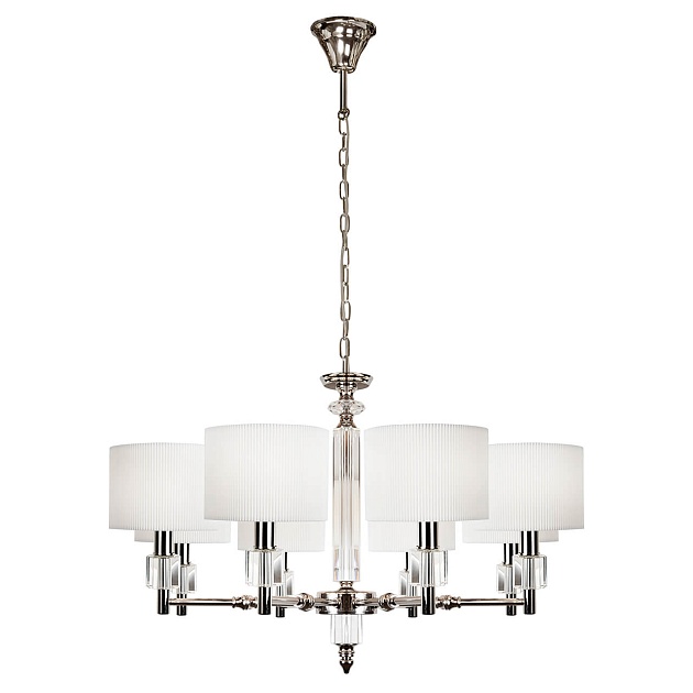 Подвесная люстра iLamp Alexa P2404-8 Nickel изображение Подвесная люстра iLamp Alexa P2404-8 Nickel Фото №