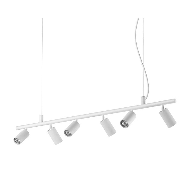 Подвесная люстра Ideal Lux Dynamite SP6 Bianco 231433 изображение Подвесная люстра Ideal Lux Dynamite SP6 Bianco 231433 Фото №