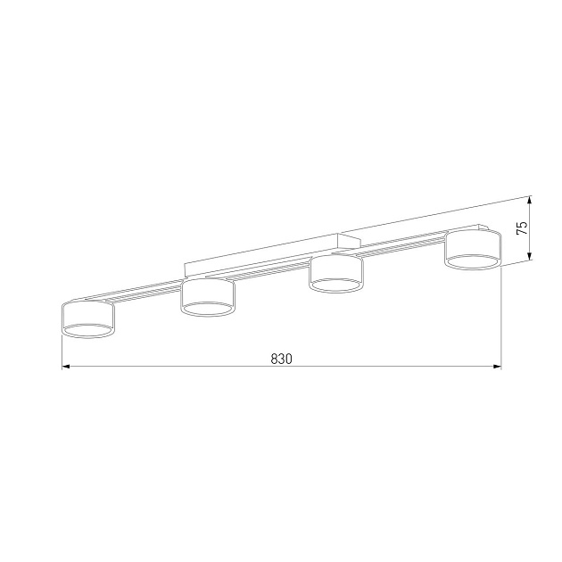 Потолочная люстра TK Lighting 6245 Dallas Black изображение 3 Потолочная люстра TK Lighting 6245 Dallas Black Фото № 3