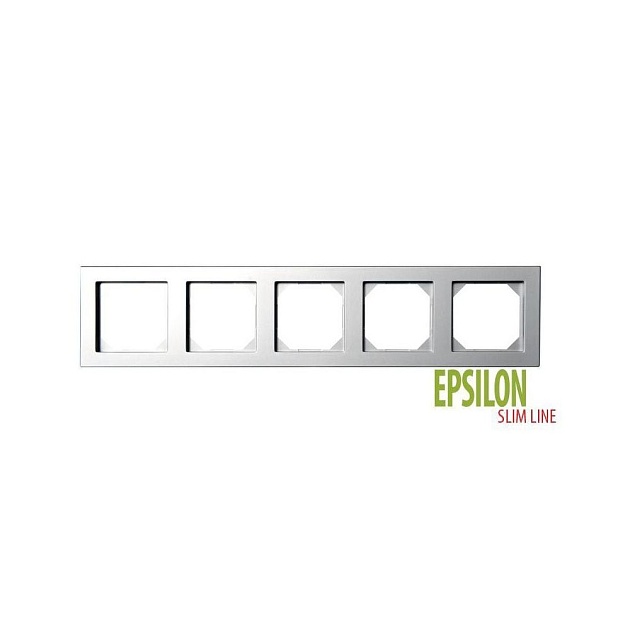 Рамка 5-постовая Liregus Epsilon серебро 28-1905 Фото № 