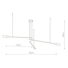 Подвесная люстра Nowodvorski Pile 9128 1