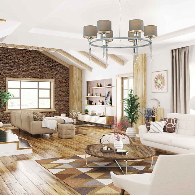 Подвесная люстра Lumion Neoclassi Santiago 4515/6 изображение 5 Подвесная люстра Lumion Neoclassi Santiago 4515/6 Фото № 5