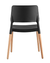 Кухонный стул Stool Group BISTRO черный с деревян. ножками 8086 BLACK 2