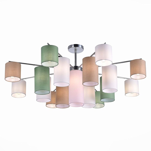 Потолочная люстра Evoluce Essenza SLE300602-17 изображение 4 Потолочная люстра Evoluce Essenza SLE300602-17 Фото № 4