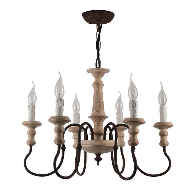 Подвесная люстра Arte Lamp A1700LM-6BR Фото № 5