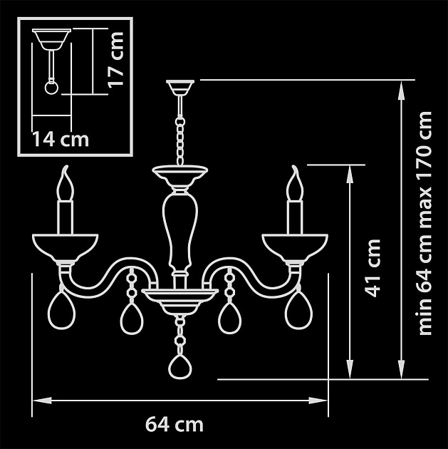 Подвесная люстра Osgona Artifici 719068 изображение 2 Подвесная люстра Osgona Artifici 719068 Фото № 2