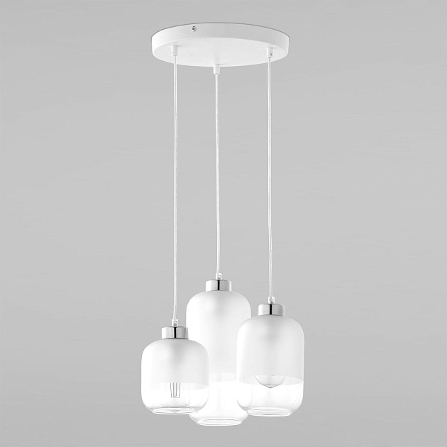 Подвесная люстра TK Lighting 3357 Marco Silver изображение Подвесная люстра TK Lighting 3357 Marco Silver Фото №
