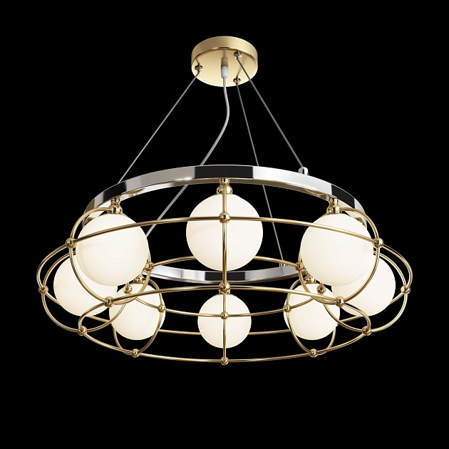 Подвесная люстра Maytoni Carcass MOD312PL-08GCH Фото № 4