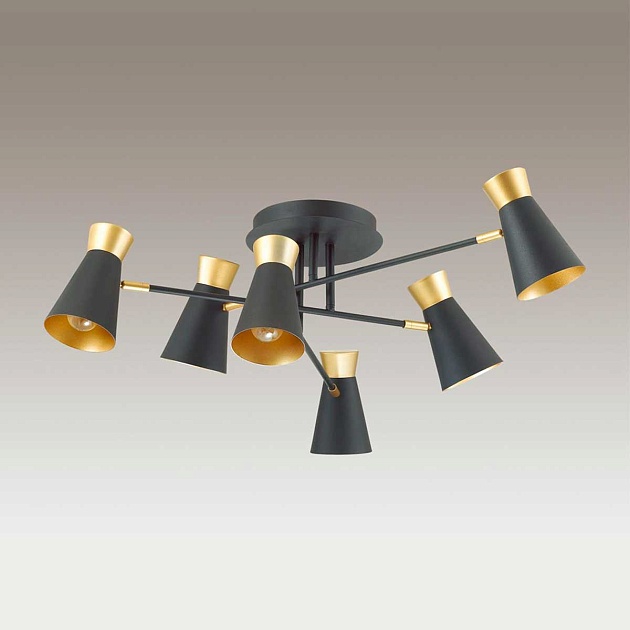 Потолочная люстра Lumion Lofti Liam 3790/6C Фото № 2