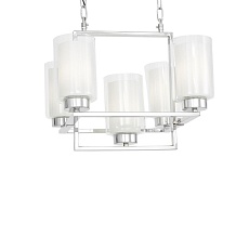 Подвесная люстра Lumina Deco Lino LDP 1239-5 CHR 1