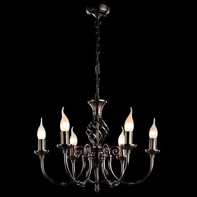 Подвесная люстра Arte Lamp Zanzibar A8392LM-6AB изображение 3 Подвесная люстра Arte Lamp Zanzibar A8392LM-6AB Фото № 3