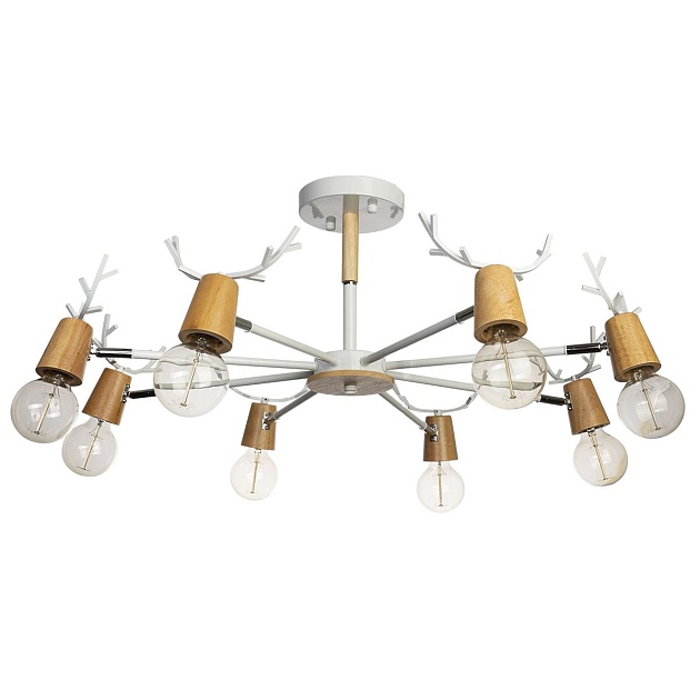 Потолочная люстра Loft IT Sven 10024/8 White изображение Потолочная люстра Loft IT Sven 10024/8 White Фото №