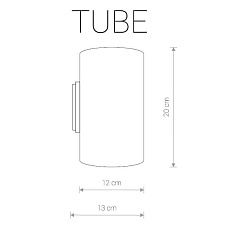 Настенный светильник Nowodvorski Tube 9318 1