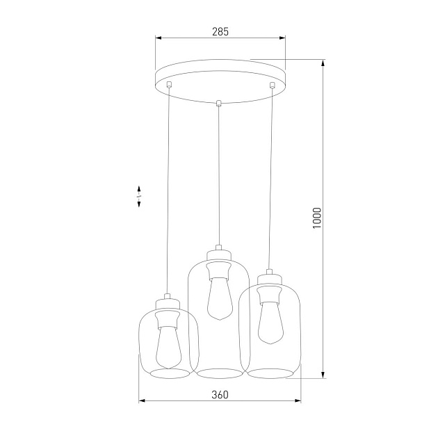 Подвесная люстра TK Lighting 3185 Marco изображение 2 Подвесная люстра TK Lighting 3185 Marco Фото № 2