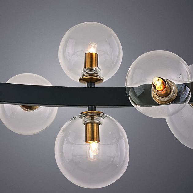 Подвесная люстра Arte Lamp Vincent A7790SP-24BK Фото № 4