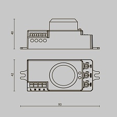 Датчик движения Maytoni Technical SM-01 3