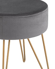 Пуф Stool Group Спейси велюр серый vd-spacy-b27 3