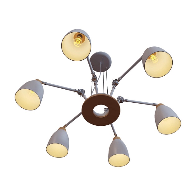 Подвесная люстра Loft IT Watchman Loft4402/6Wh изображение 5 Подвесная люстра Loft IT Watchman Loft4402/6Wh Фото № 5