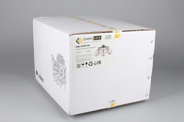 Потолочная люстра Omnilux Tuenno OML-93507-05 изображение 4 Потолочная люстра Omnilux Tuenno OML-93507-05 Фото № 4