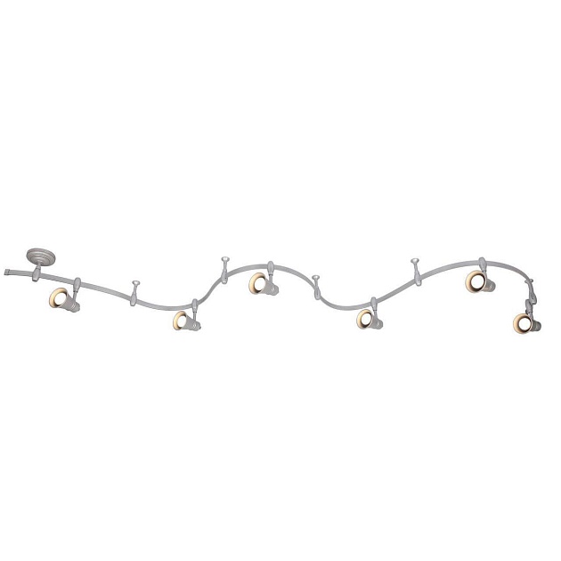 Трековая система Arte Lamp A3057PL-6SI изображение Трековая система Arte Lamp A3057PL-6SI Фото №