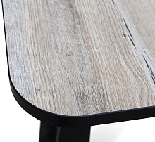 Кухонный стол Sheffilton SHT-T40/130-160 дуб аляска/черный 5557229202 1