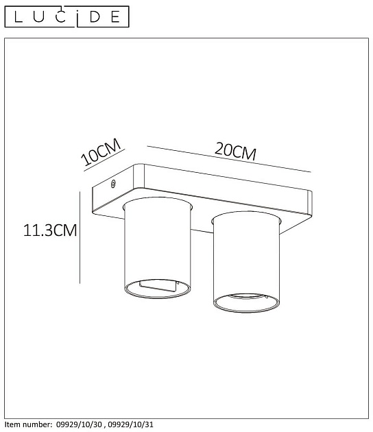 Спот Lucide Nigel 09929/10/30 Фото № 6