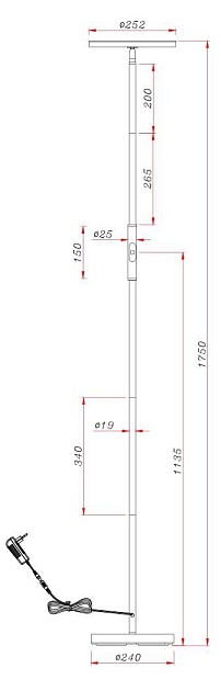 Торшер Arte Lamp Sceptrum A1822PN-1BK изображение 4 Торшер Arte Lamp Sceptrum A1822PN-1BK Фото № 4
