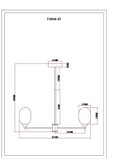 Подвесная люстра Moderli Gracy V10846-4P 1