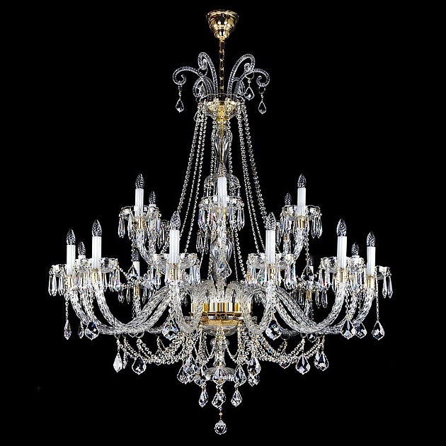 Подвесная люстра Artglass Mirela XVIII. Polished CE изображение Подвесная люстра Artglass Mirela XVIII. Polished CE Фото №