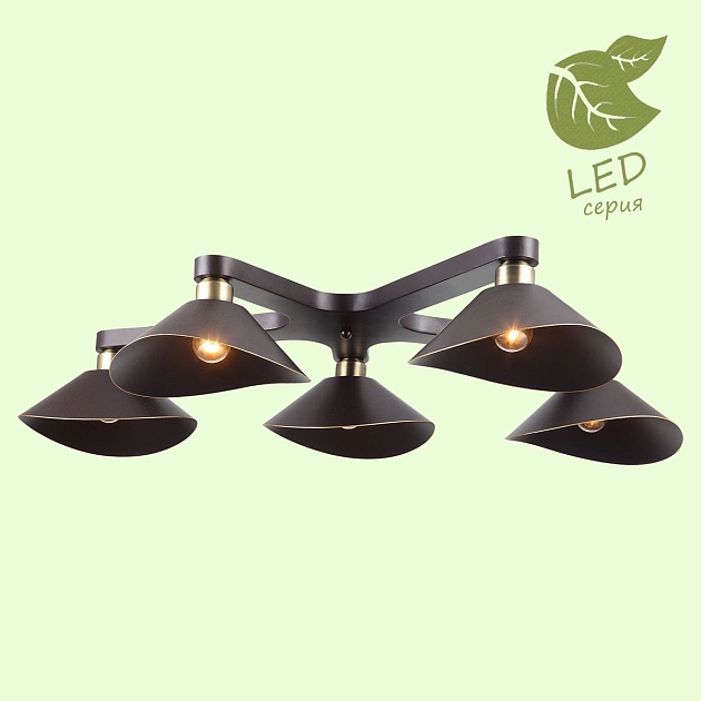 Потолочная люстра Lussole Loft Opelika GRLSP-9535 изображение 5 Потолочная люстра Lussole Loft Opelika GRLSP-9535 Фото № 5