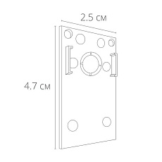 Заглушка Arte Lamp Linea-Accessories A482133 1