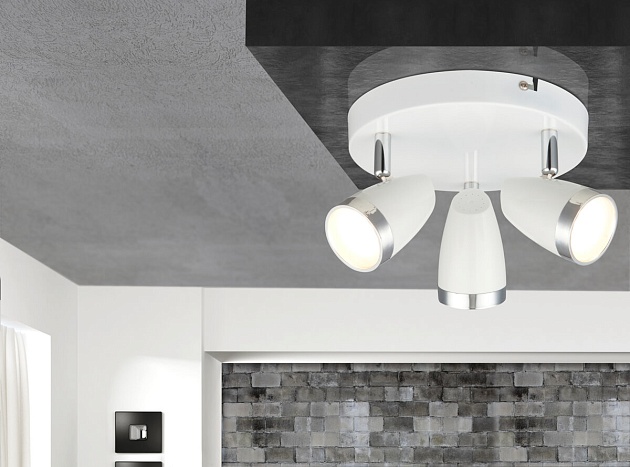 Светодиодный спот Globo Minou 56109-3 изображение 2 Светодиодный спот Globo Minou 56109-3 Фото № 2