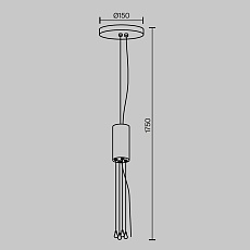 Подвесное крепление Maytoni Technical Zon C032C-04-MG-1 3
