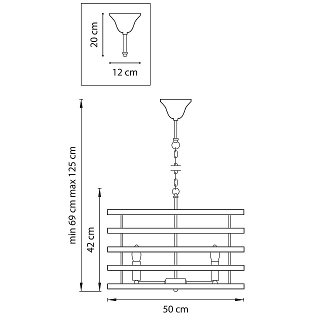Подвесная люстра Lightstar Epsilon 735050 Фото № 6
