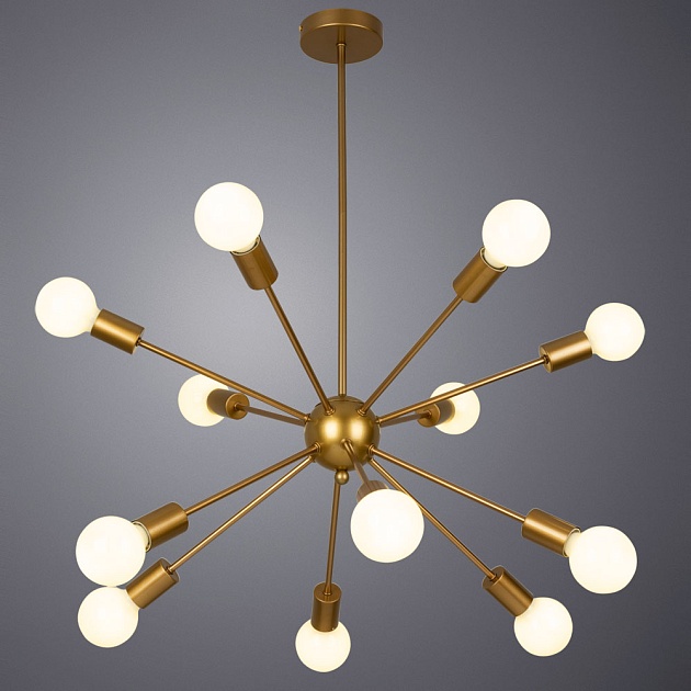 Подвесная люстра Arte Lamp Alastor A6702PL-12PB Фото № 2