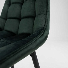 Полубарный стул AksHome Linx темно-зеленый, велюр 86208 5