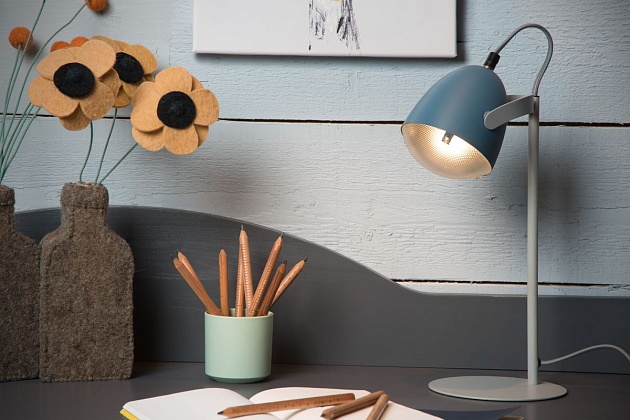 Настольная лампа Lucide Dylan 05537/01/35 изображение 4 Настольная лампа Lucide Dylan 05537/01/35 Фото № 4